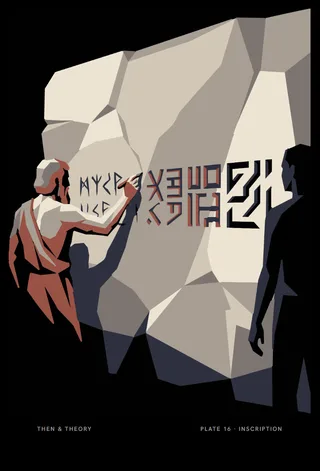 The front of the story card: plate 16.