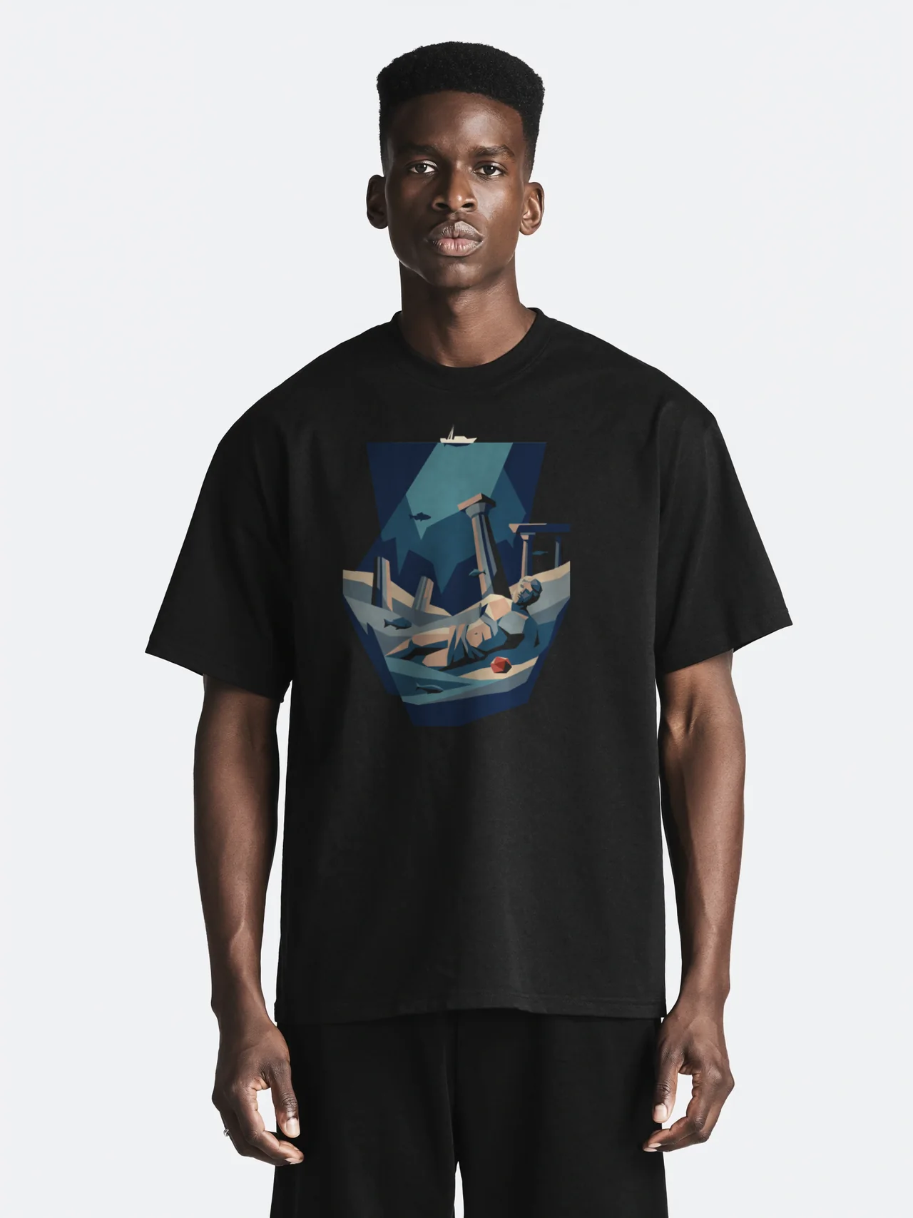 Sunken Tee, worn.